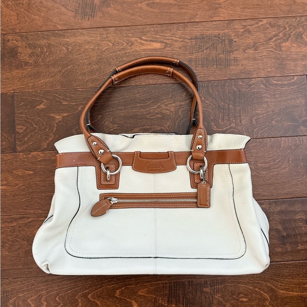 Coach Signature Legacy Leather Satchel (Style No. F14682) - Picture 9 of 9